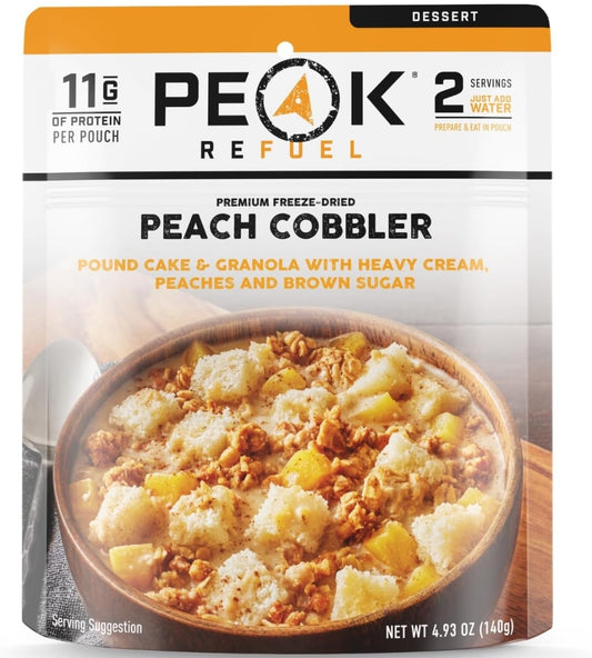 Peak Refuel Peach Cobbler Freeze Dry Meal